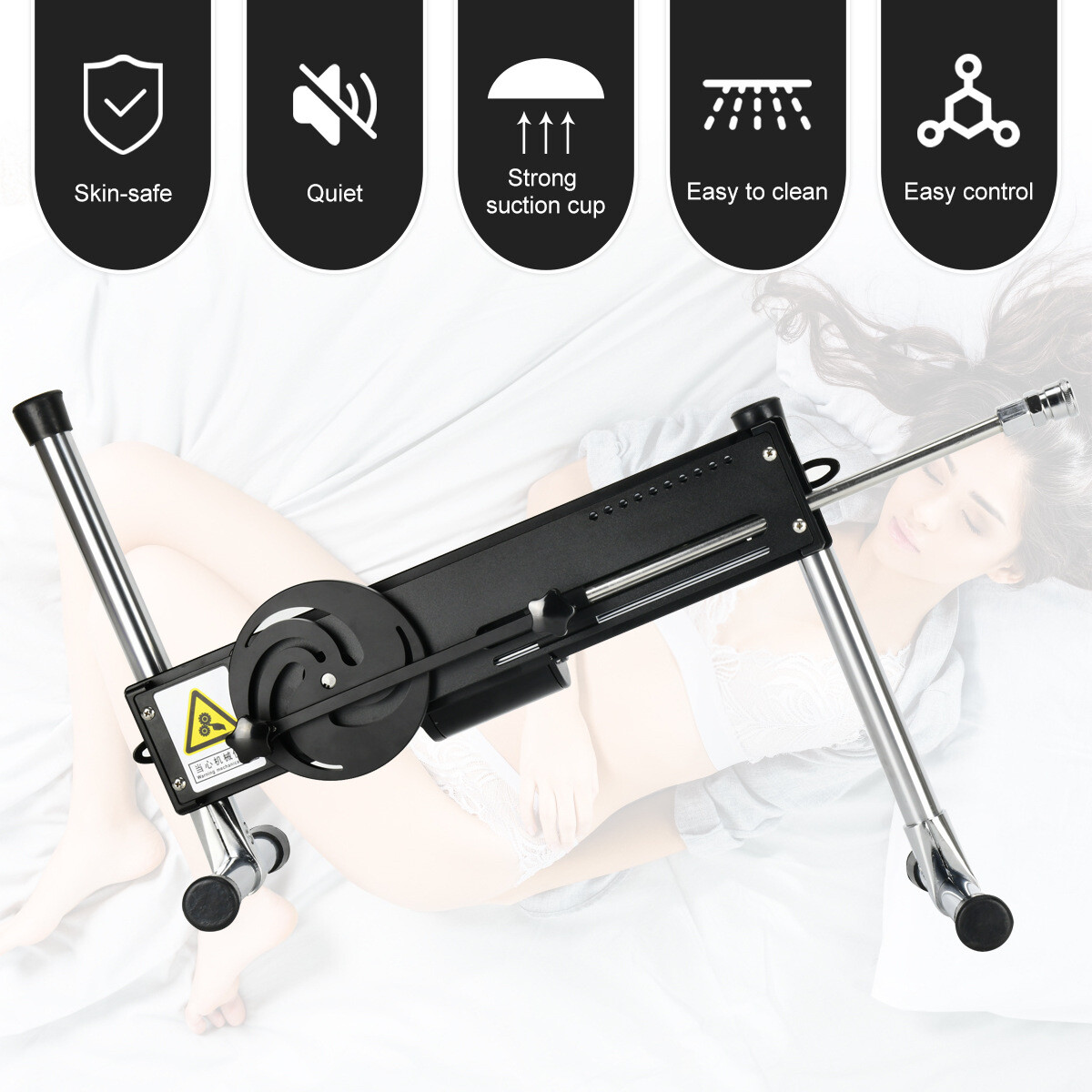 Premium Sex Machine Remote Control Fuk Machine With Multiple Attachments