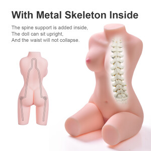 3d Realistic Love Doll With Torso And Metal Skeleton For Men